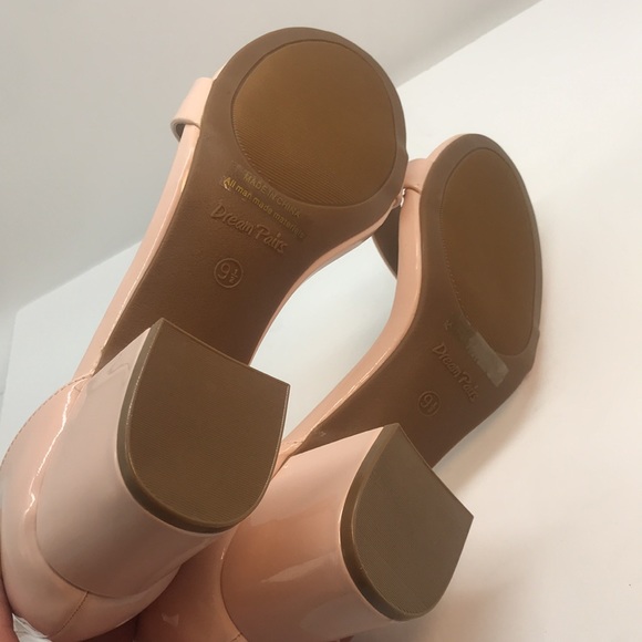 Dream Pairs Chunky Low Heel Pump Sandals Size 9.5 - Picture 6 of 14